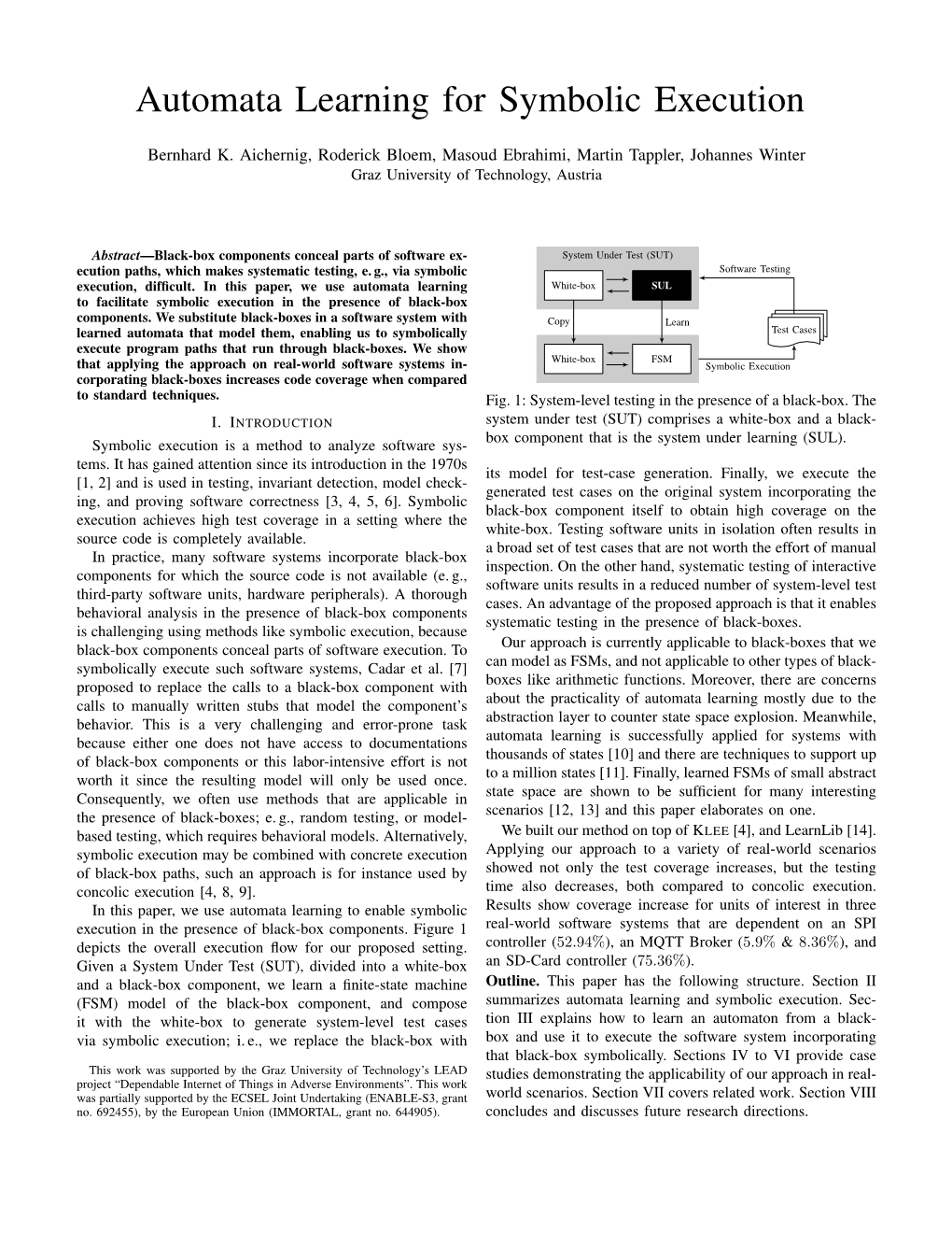 Automata Learning for Symbolic Execution