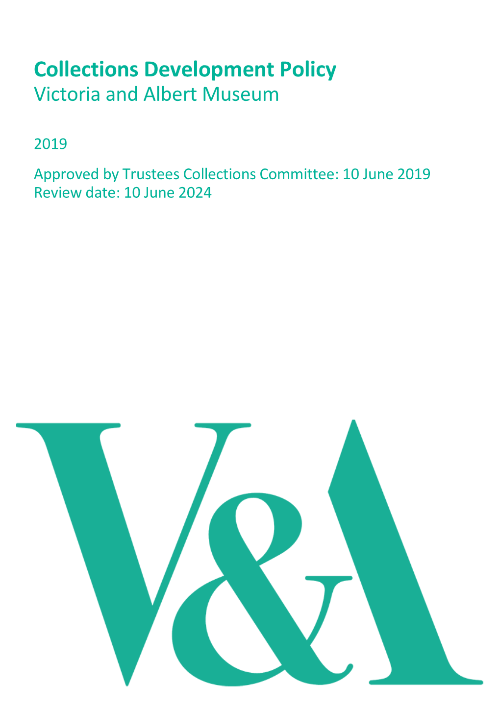 V&A's Collections Development