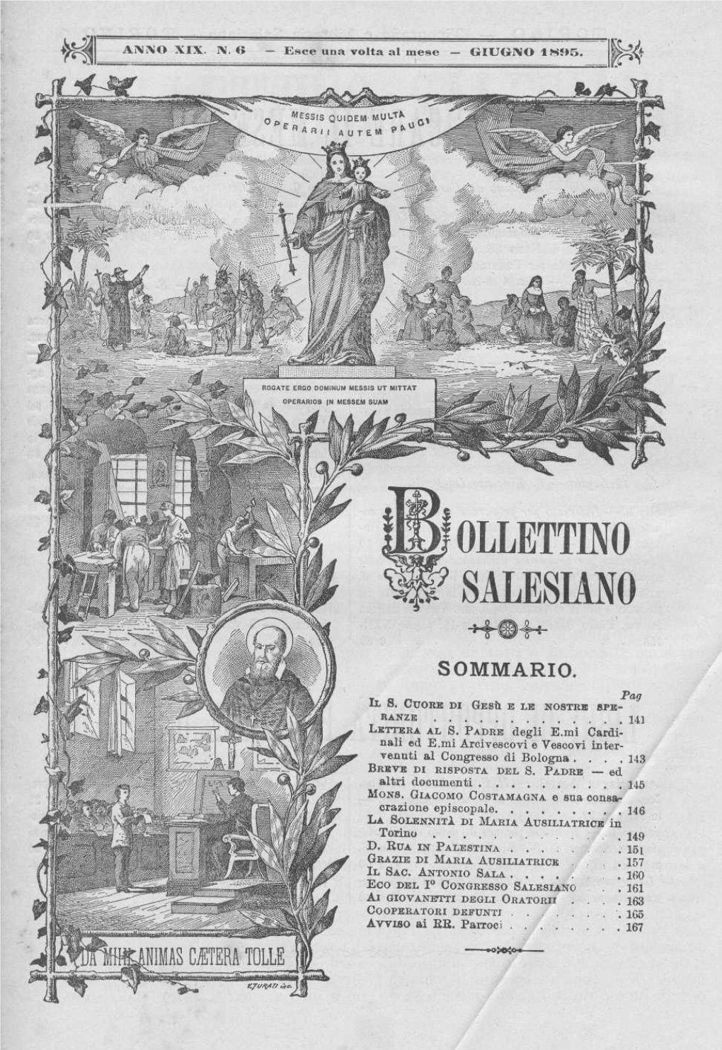 Bollettino Salesiano, Acciò Da Tutto L'uni- Servito Per Celebrarvi La Santa Messa
