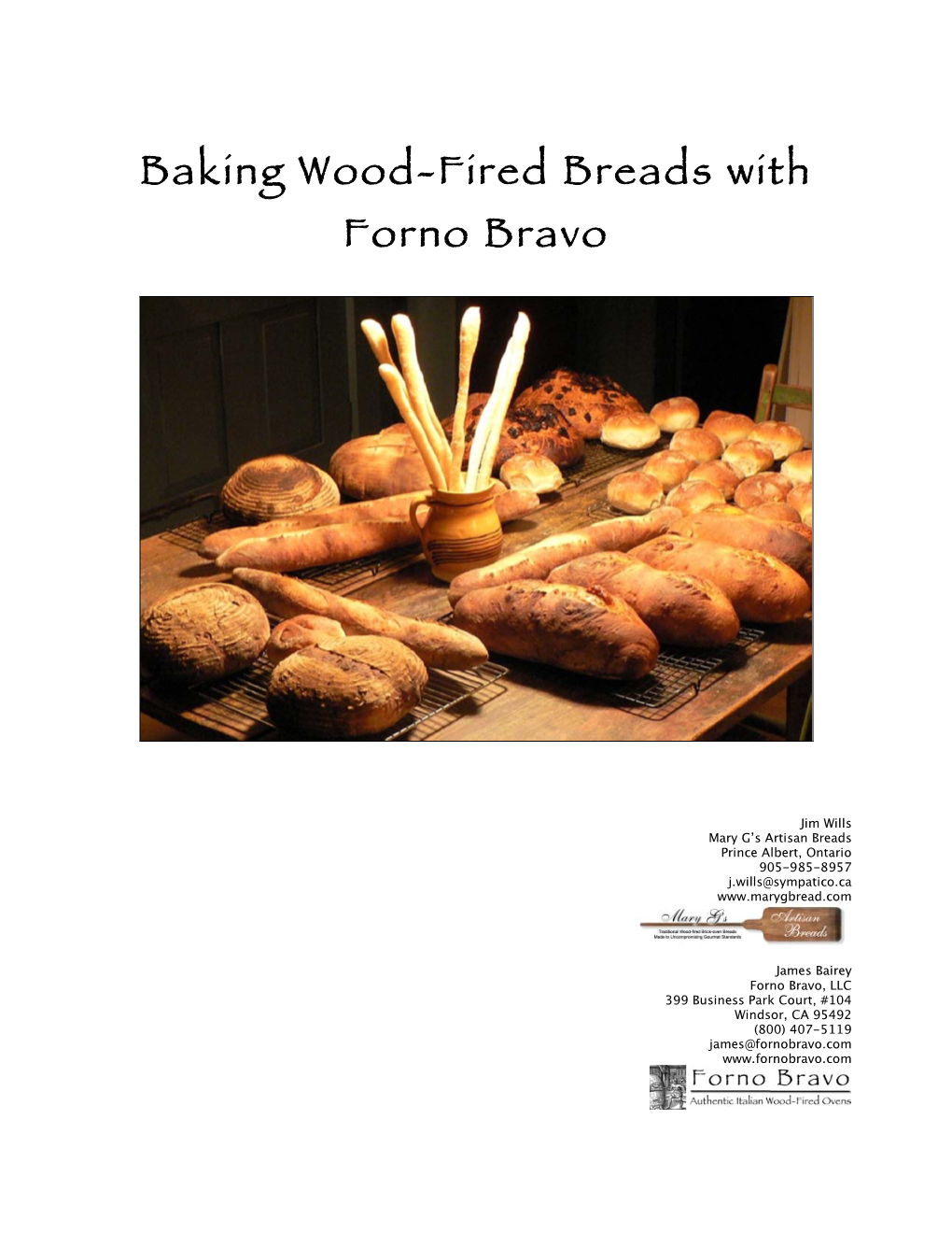 Baking Wood-Fired Breads with Forno Bravo