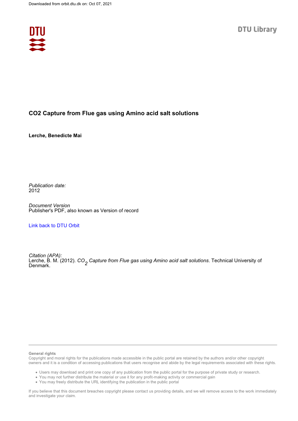 CO2 Capture from Flue Gas Using Amino Acid Salt Solutions