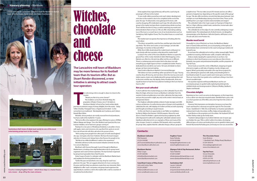 Witches, Chocolate and Cheese