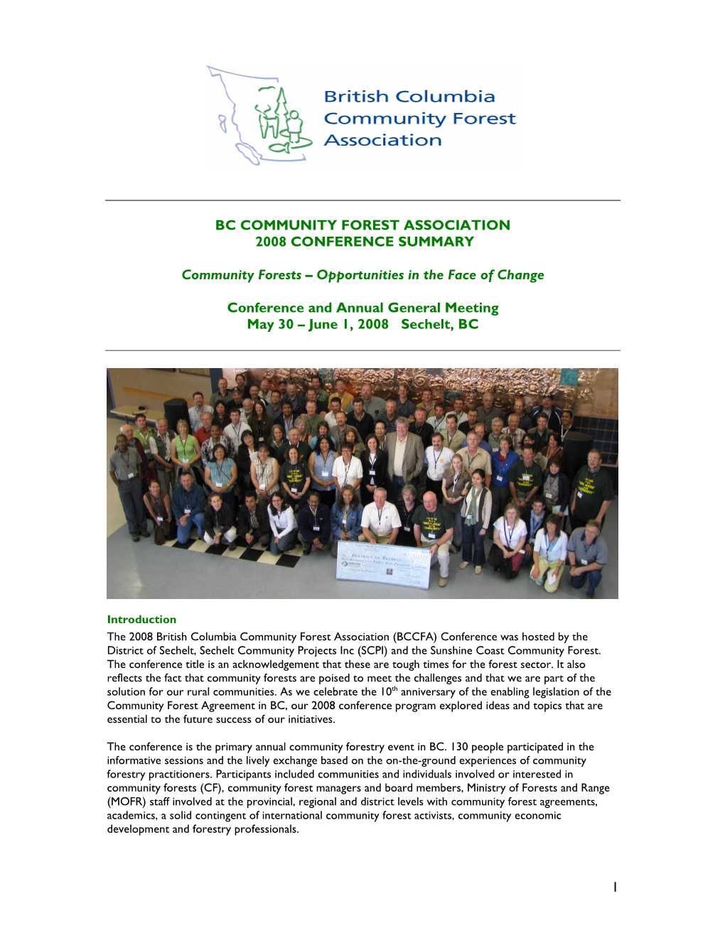 2008 BCCFA Conference Report.Pdf