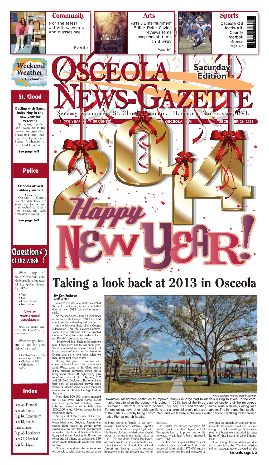 Taking a Look Back at 2013 in Osceola