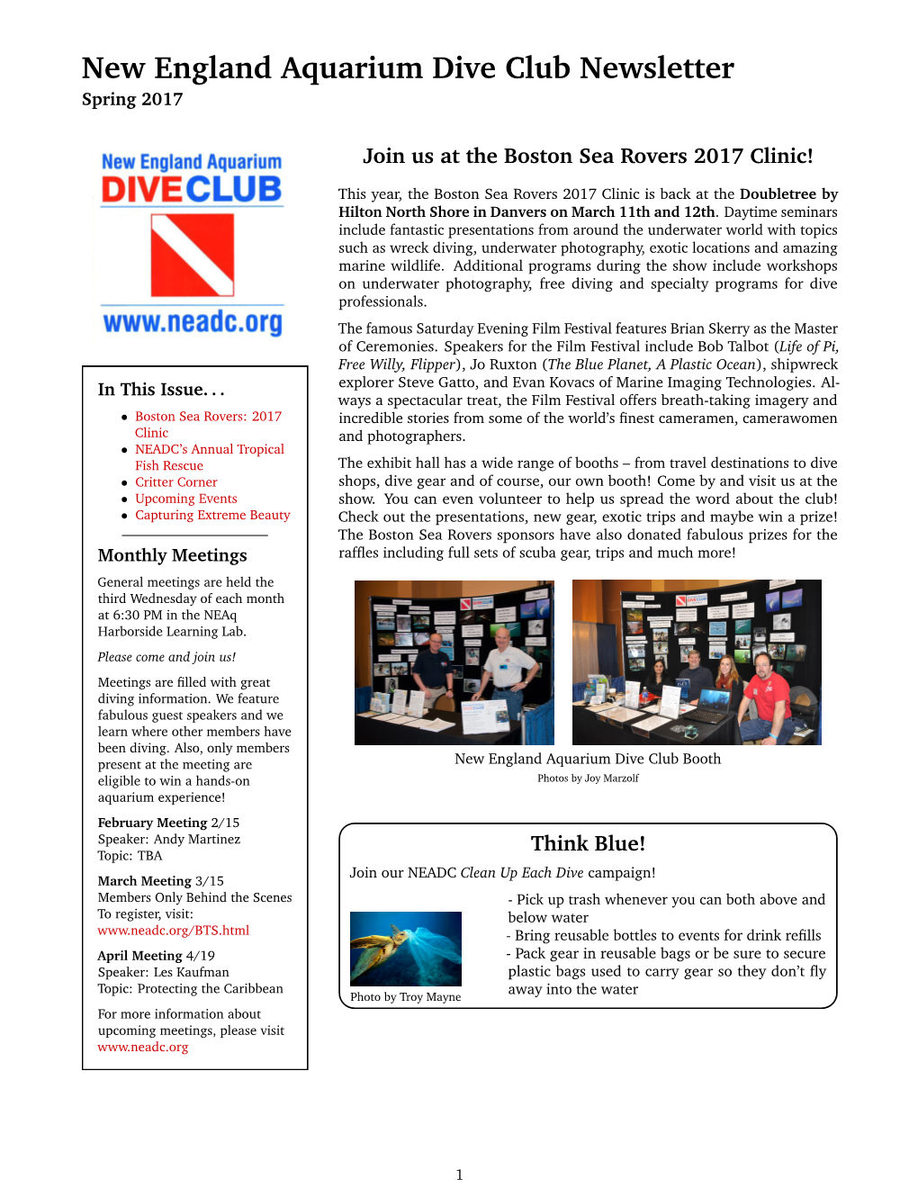 Spring 2017 Newsletter