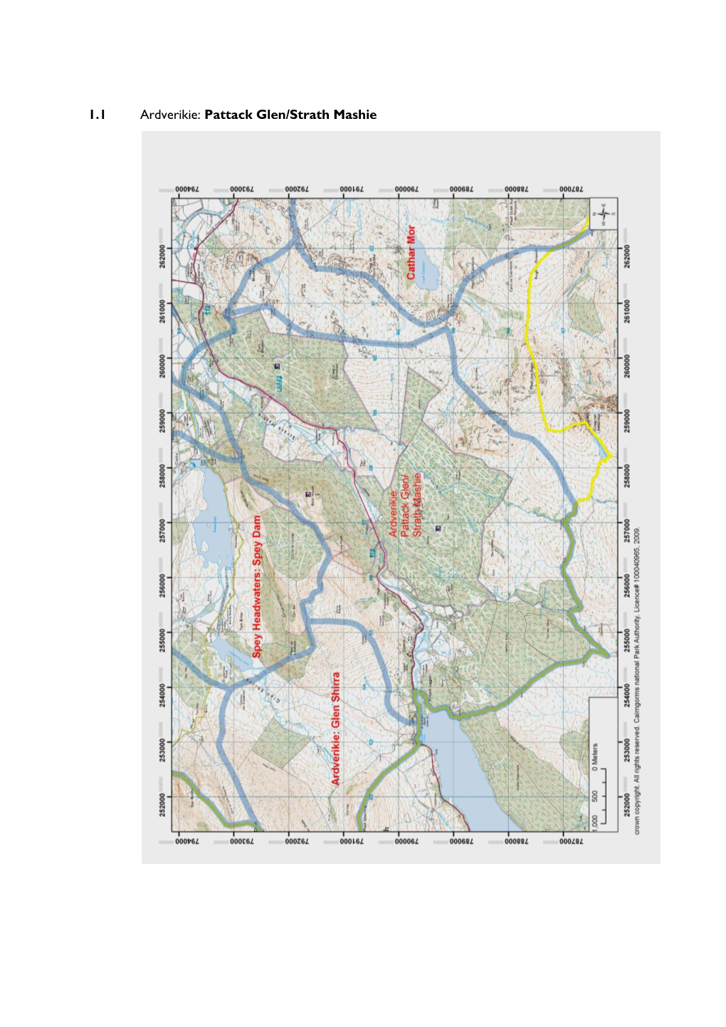 1.1 Ardverikie: Pattack Glen/Strath Mashie