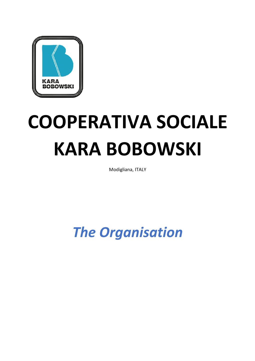 Cooperativa Sociale Kara Bobowski