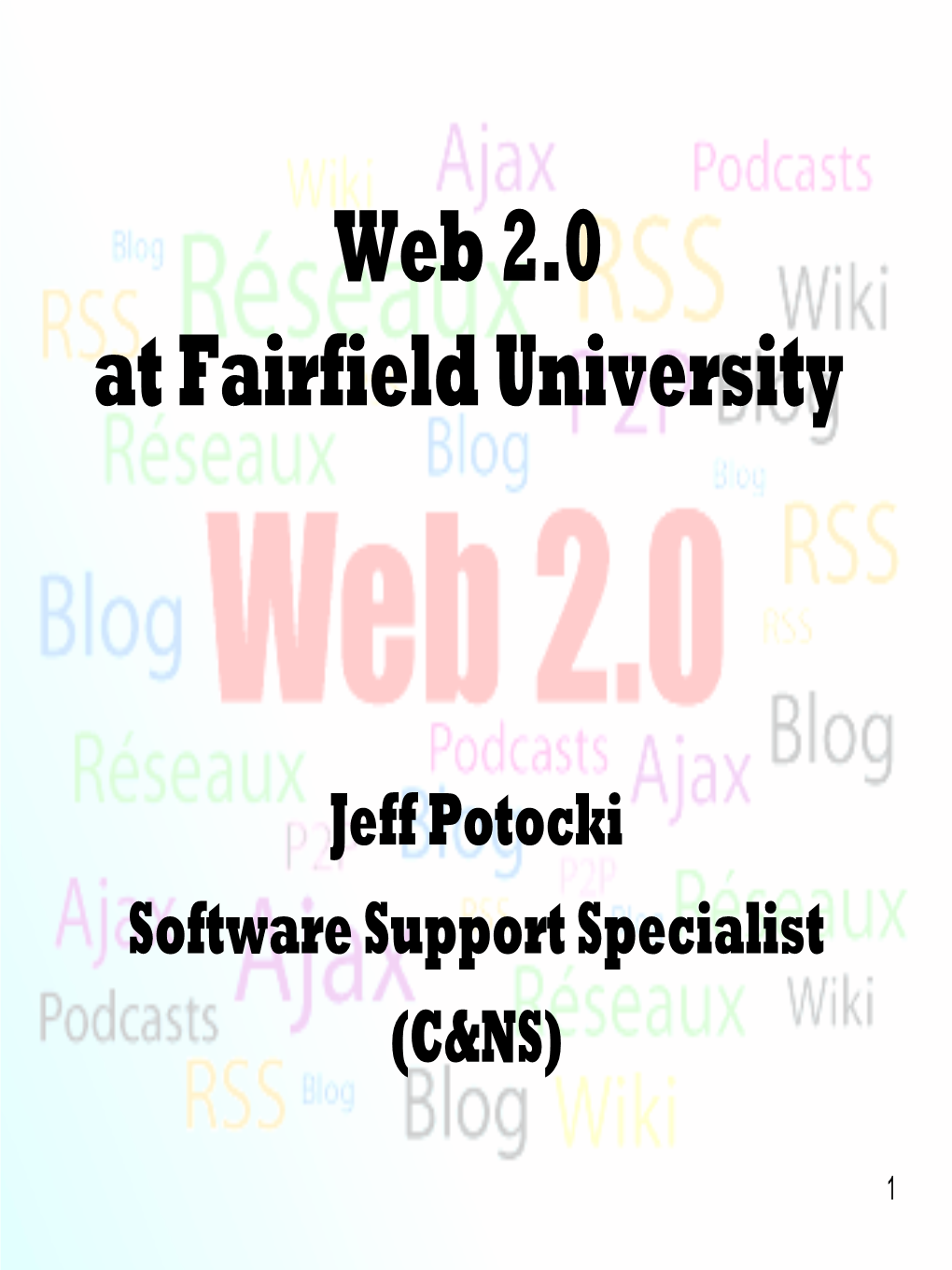 Web 2.0 at Fairfield University