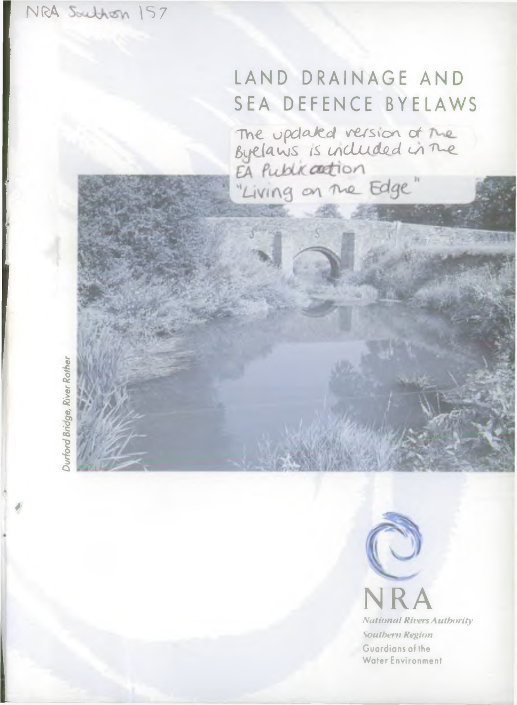 Land Drainage and Sea Defence Byelaws in Southern Region