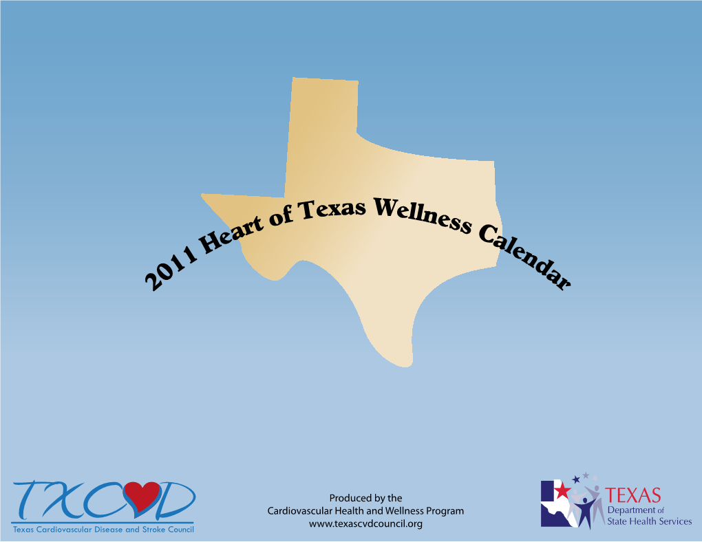 2011 Heart of Texas Wellness Calendar