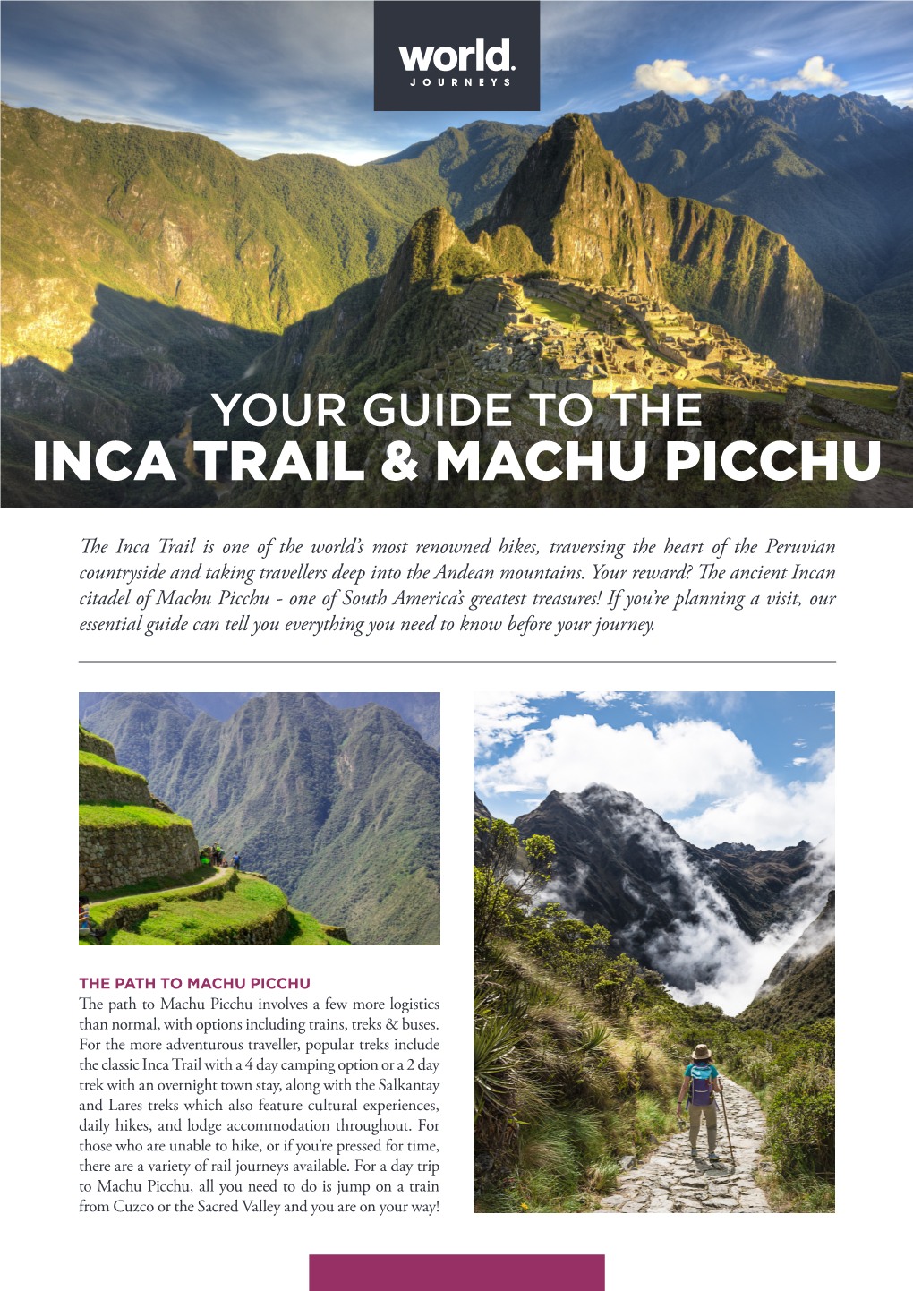 Inca Trail & Machu Picchu