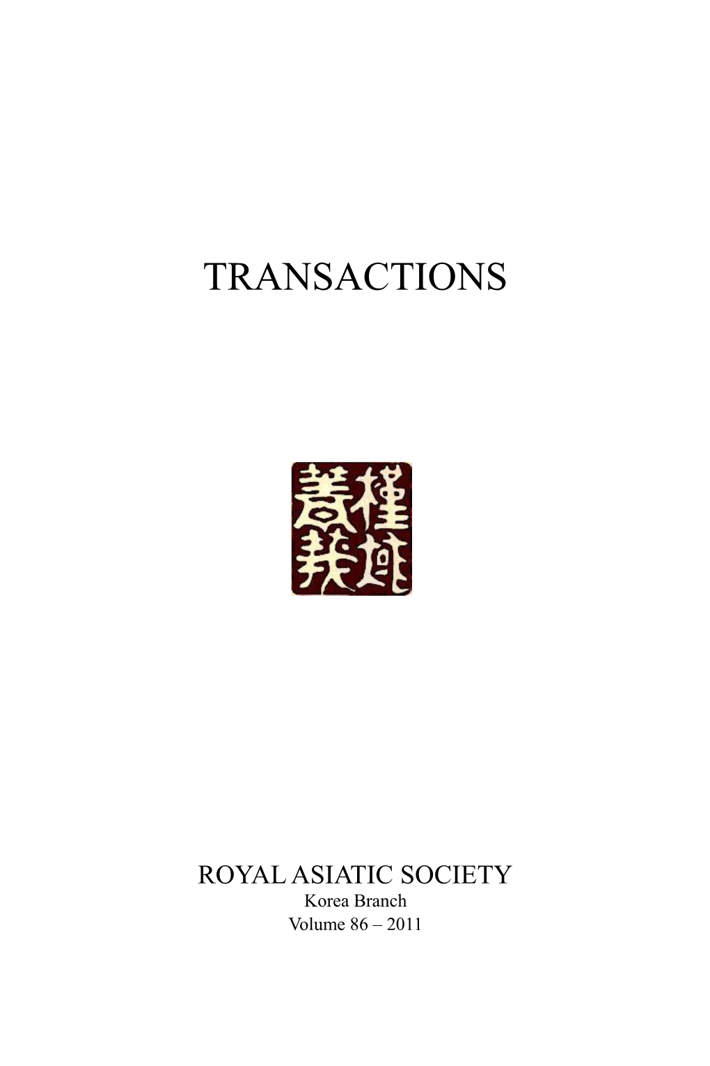 Transactions