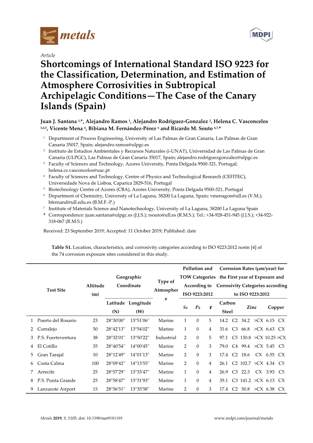 Shortcomings of International Standard ISO 9223 for The