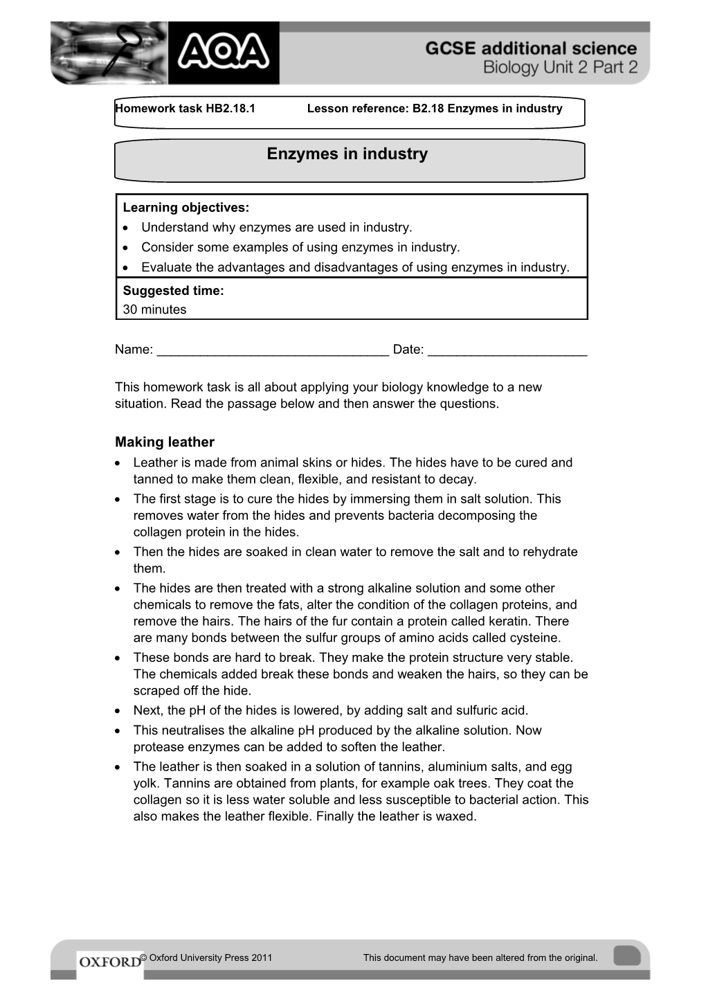 This Homework Task Is All About Applying Your Biology Knowledge to a New Situation. Read