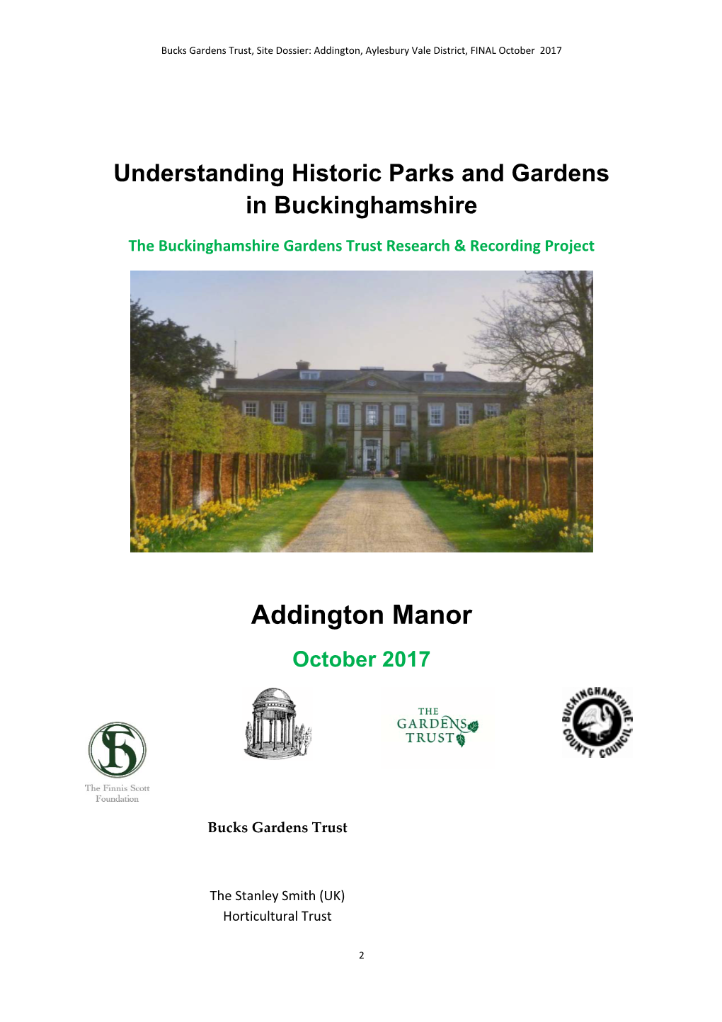 Addington Manor October 2017