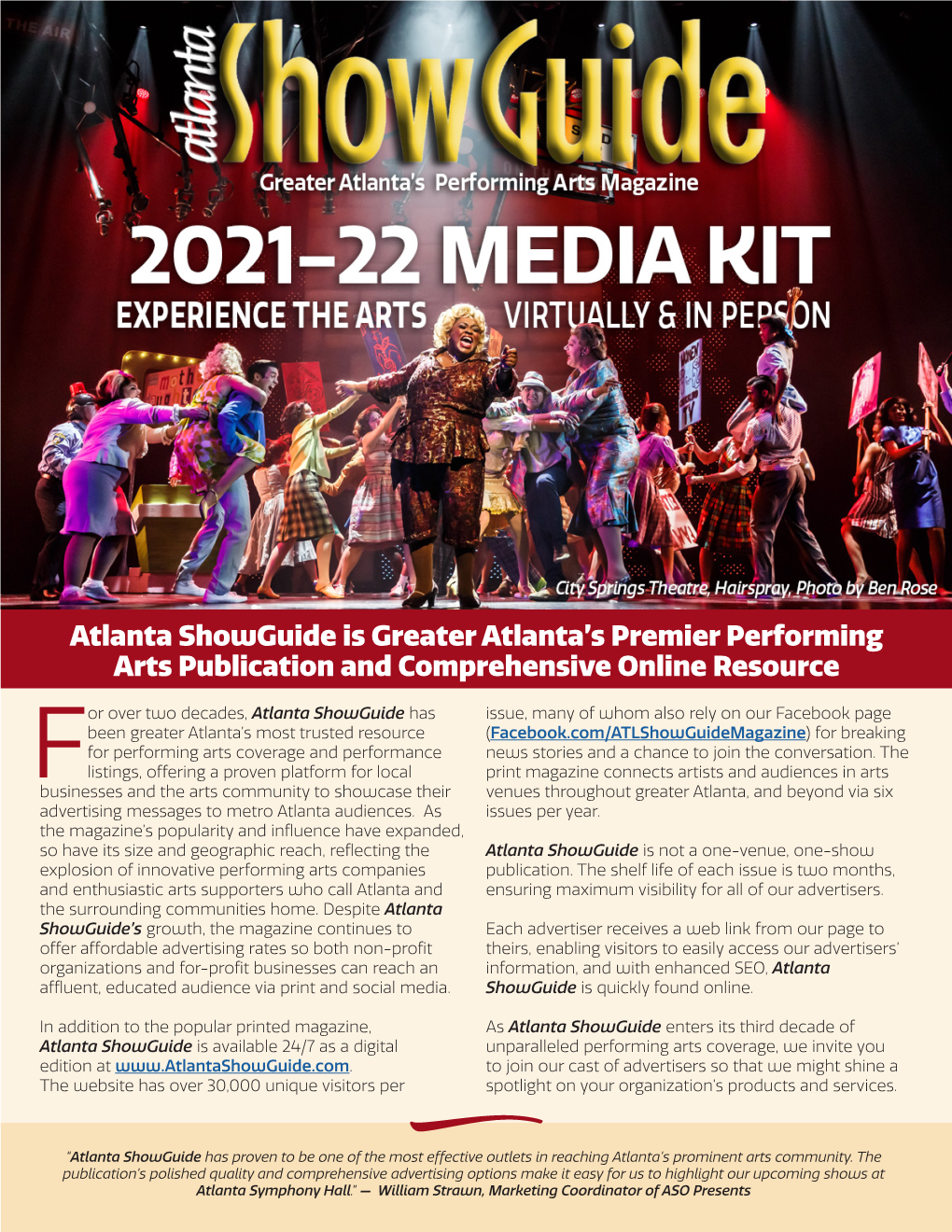 Atlanta Showguide Is Greater Atlanta's Premier Performing Arts