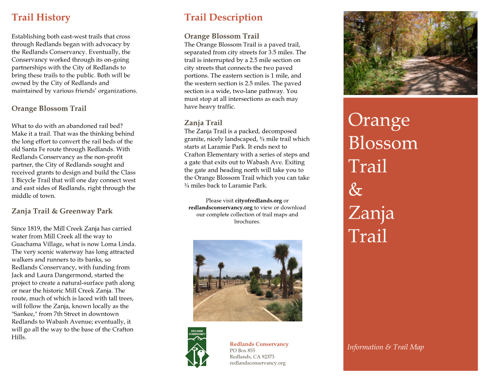 Orange Blossom Trail & Zanja Trail