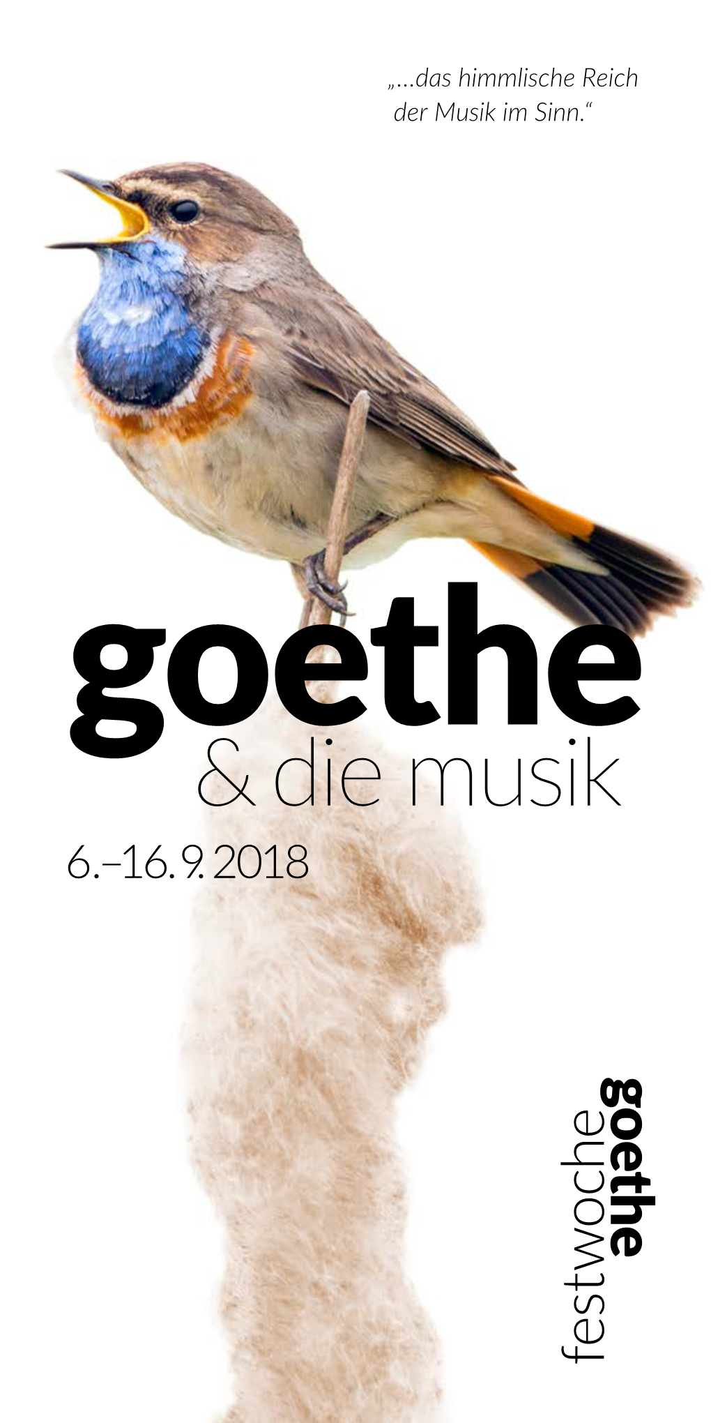 Goethe-Festwoche 2018