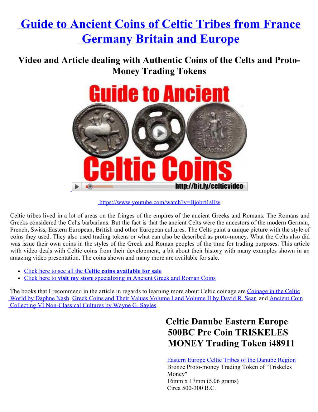 2016-04-09 CELTIC COINS ARTICLE.Htm