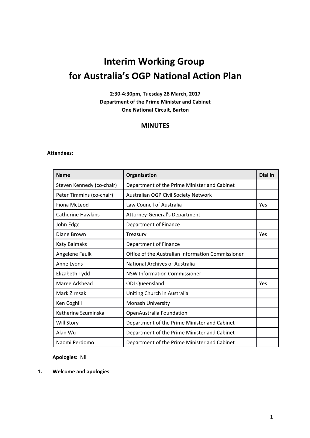 For Australia S OGP National Action Plan