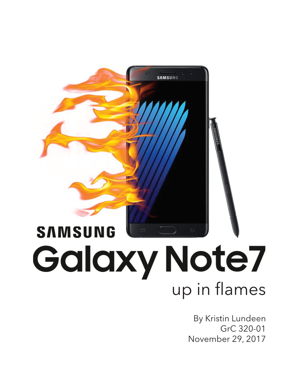 Up in Flames Dual-Sided Curved Display