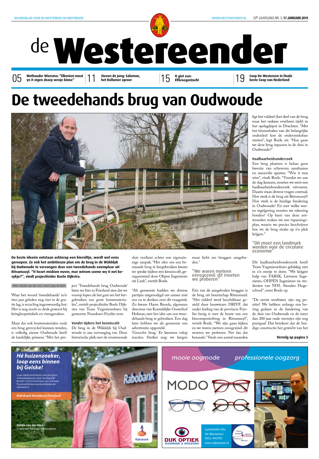 De Tweedehands Brug Van Oudwoude