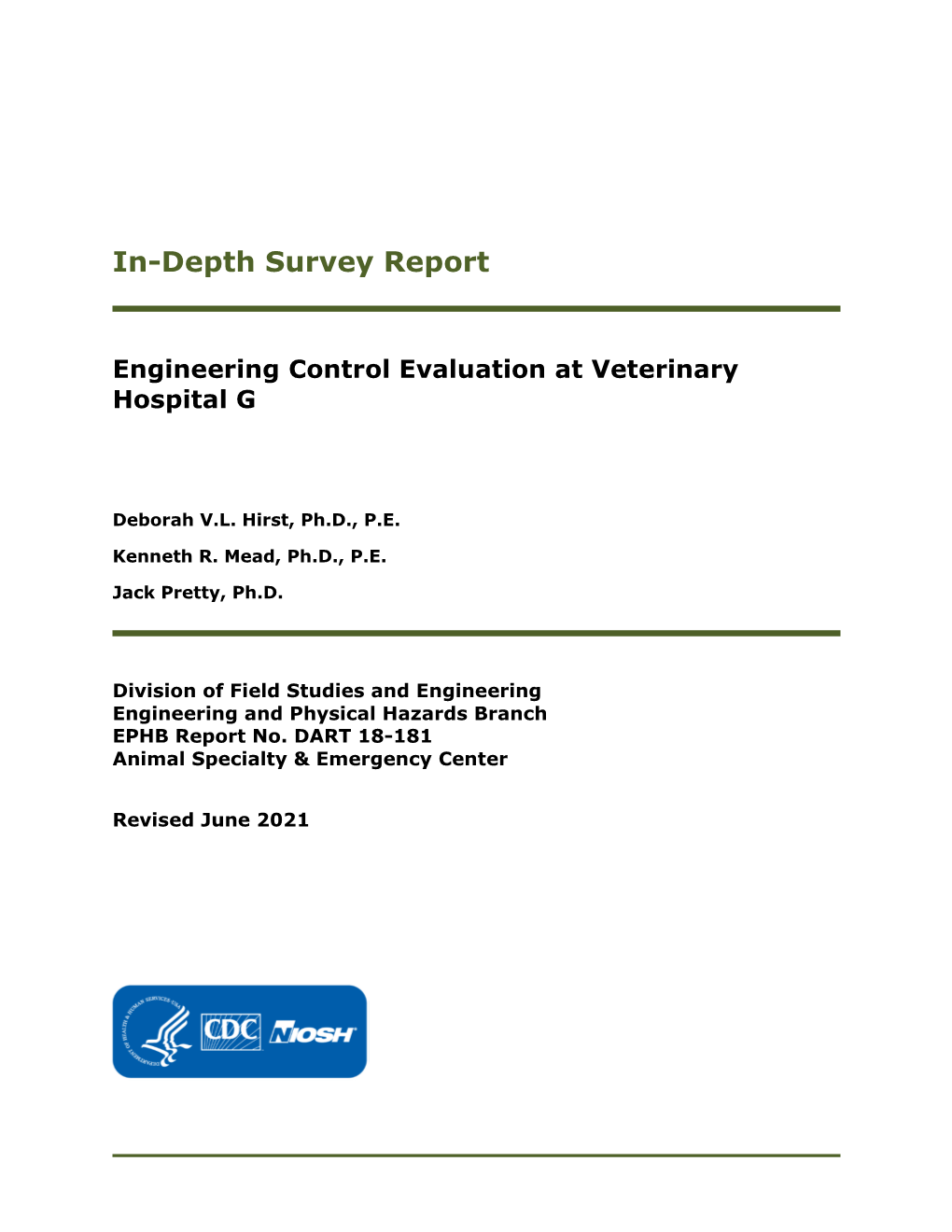 DART 18-181 Animal Specialty & Emergency Center