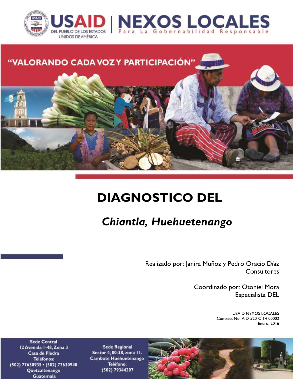 DIAGNOSTICO DEL Chiantla, Huehuetenango