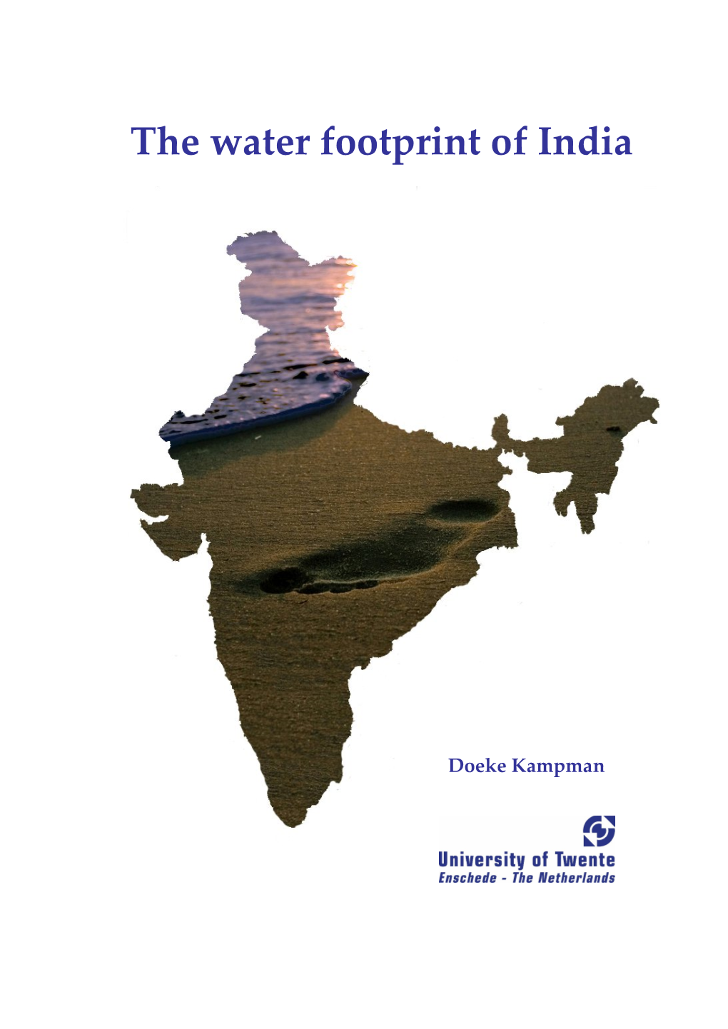 The Water Footprint of India