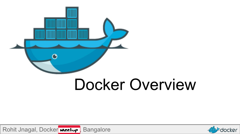 Docker Overview