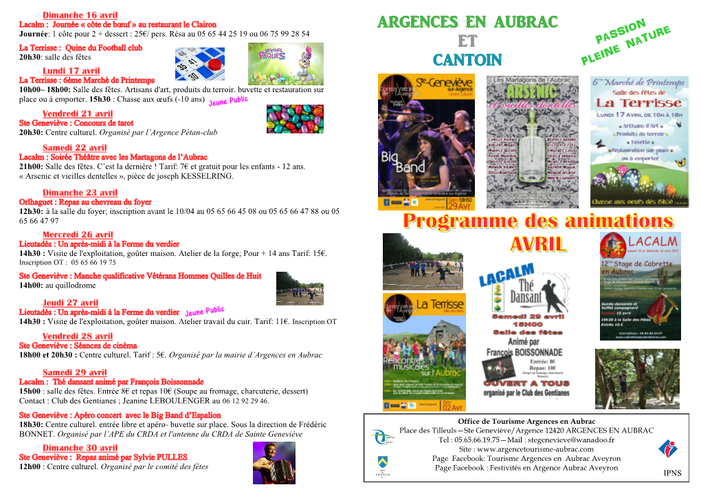 Argences En Aubrac Et Cantoin