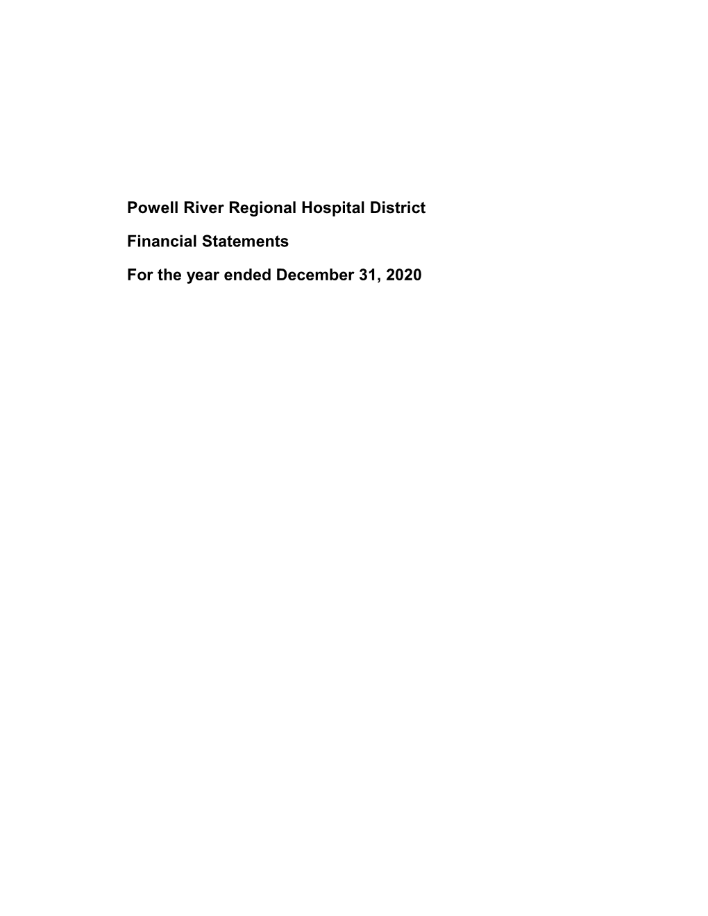 RHD Financials Statements 2020 Final.Xlsx