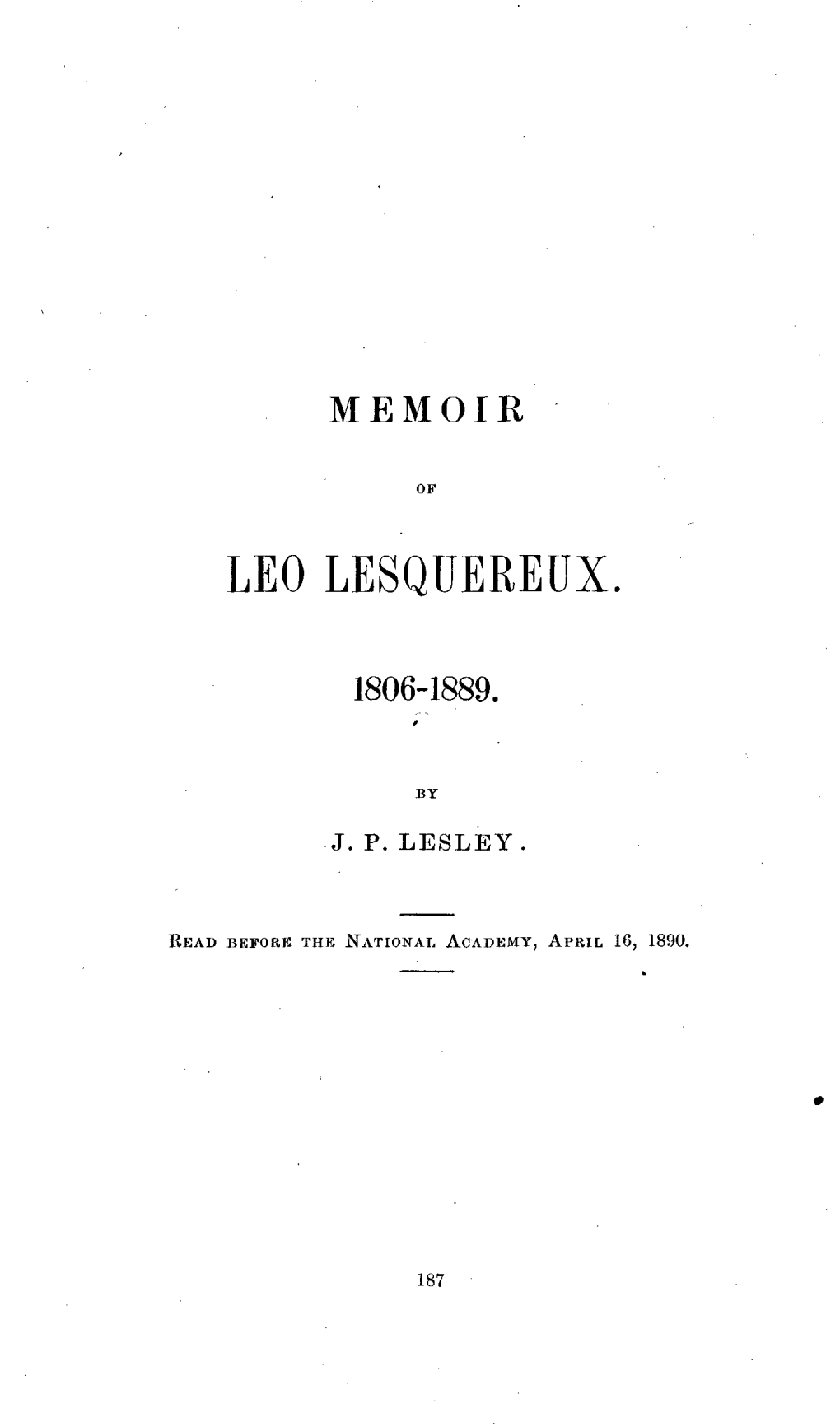 Leo Lesqdereux