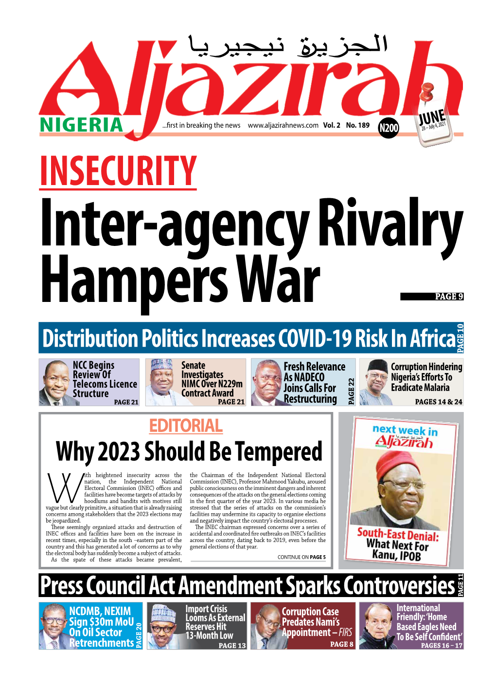An Affiliate of Aljazirah Nigeria Newspapers