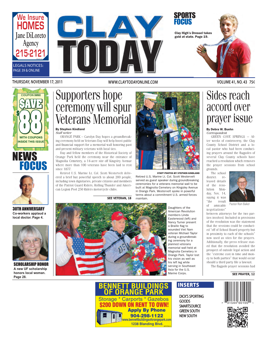 Supporters Hope Ceremony Will Spur Veterans Memorial