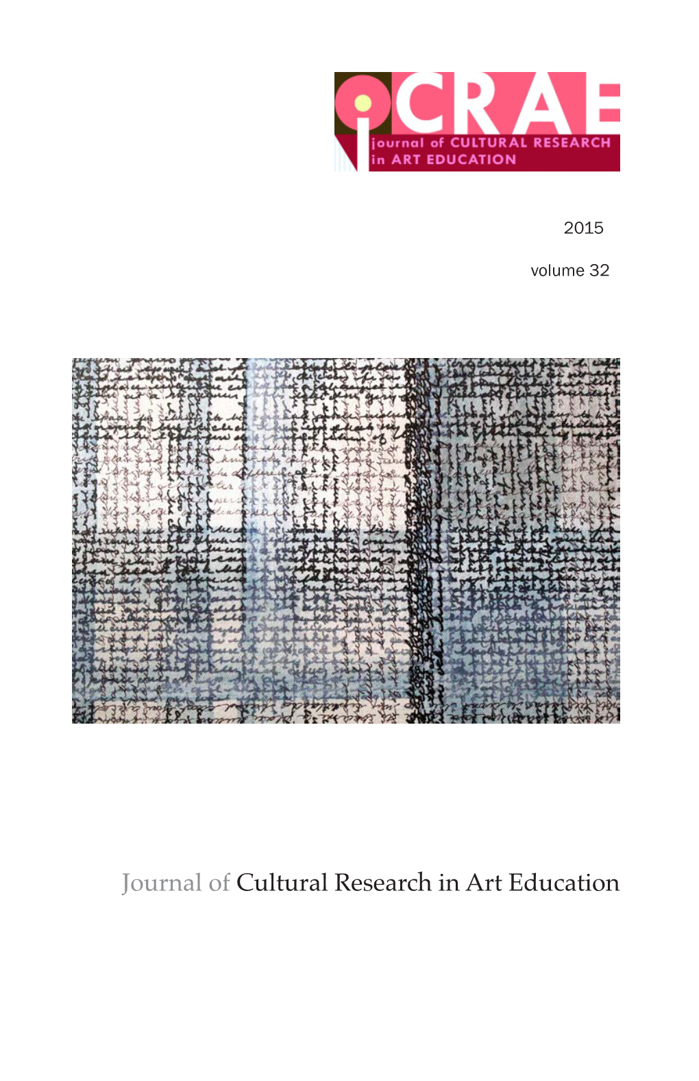 Journal of Cultural Research in Art Education