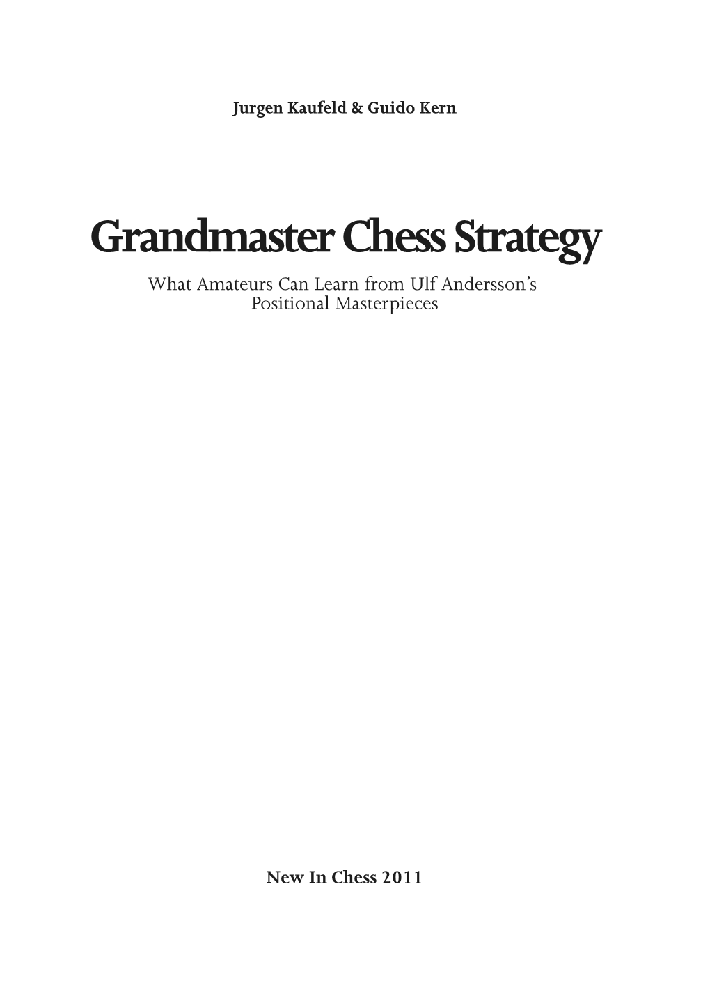 Andersson Strategy 20110202