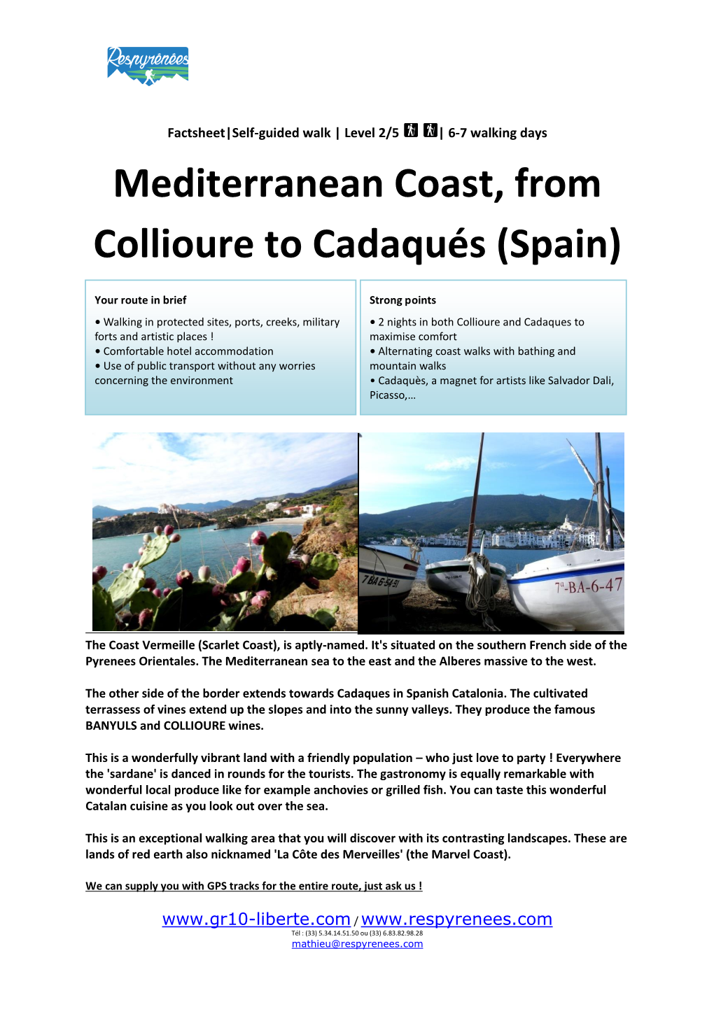 Mediterranean Coast, from Collioure to Cadaqués