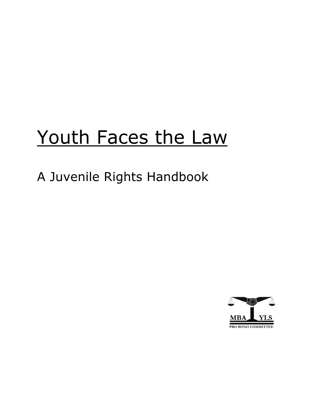 Juvenile Rights Handbook
