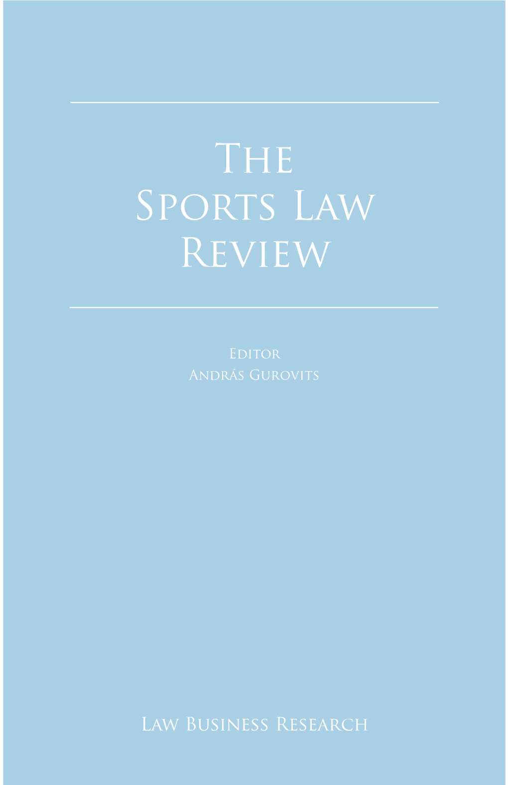 The Sports Law Review
