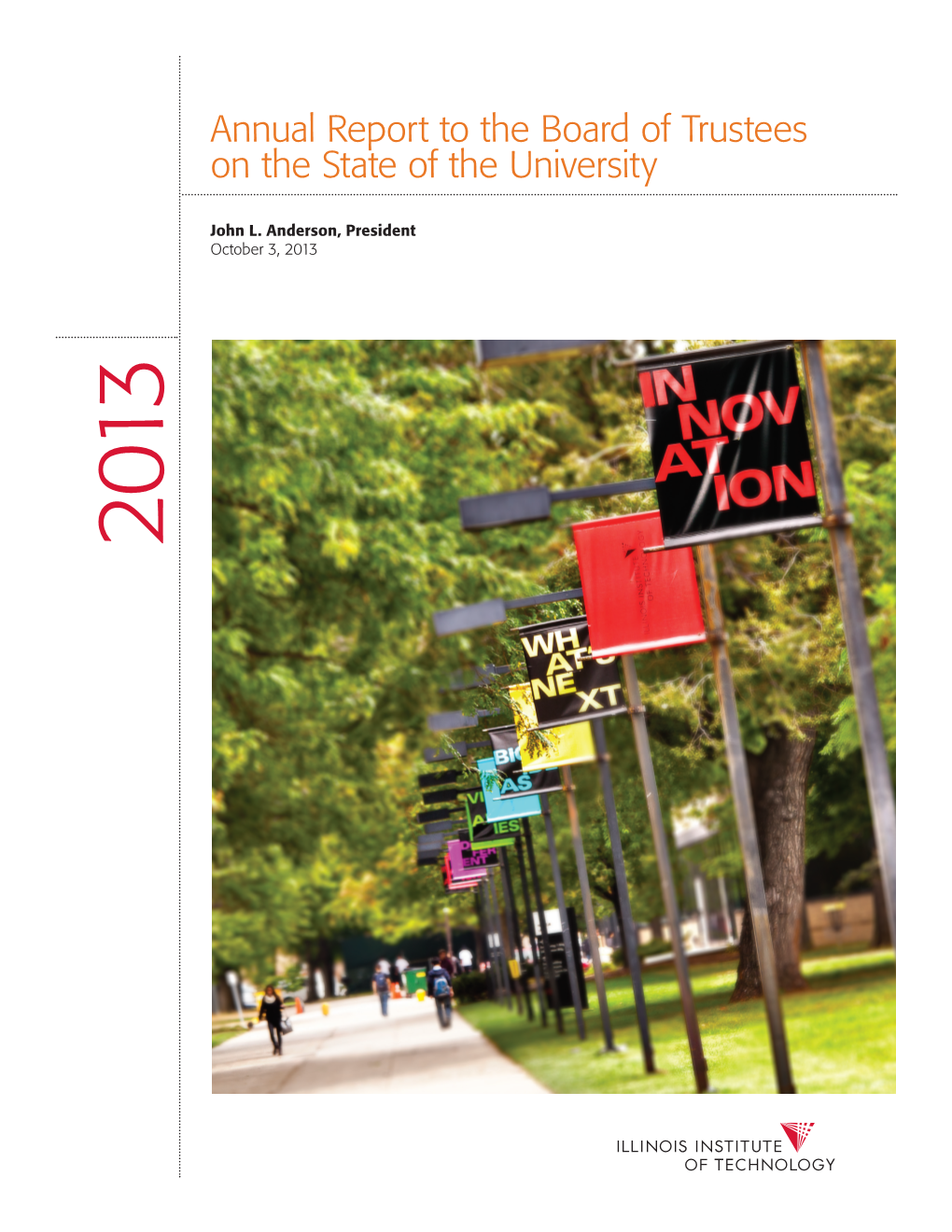 Annual Report to the Board of Trustees on the State of the University