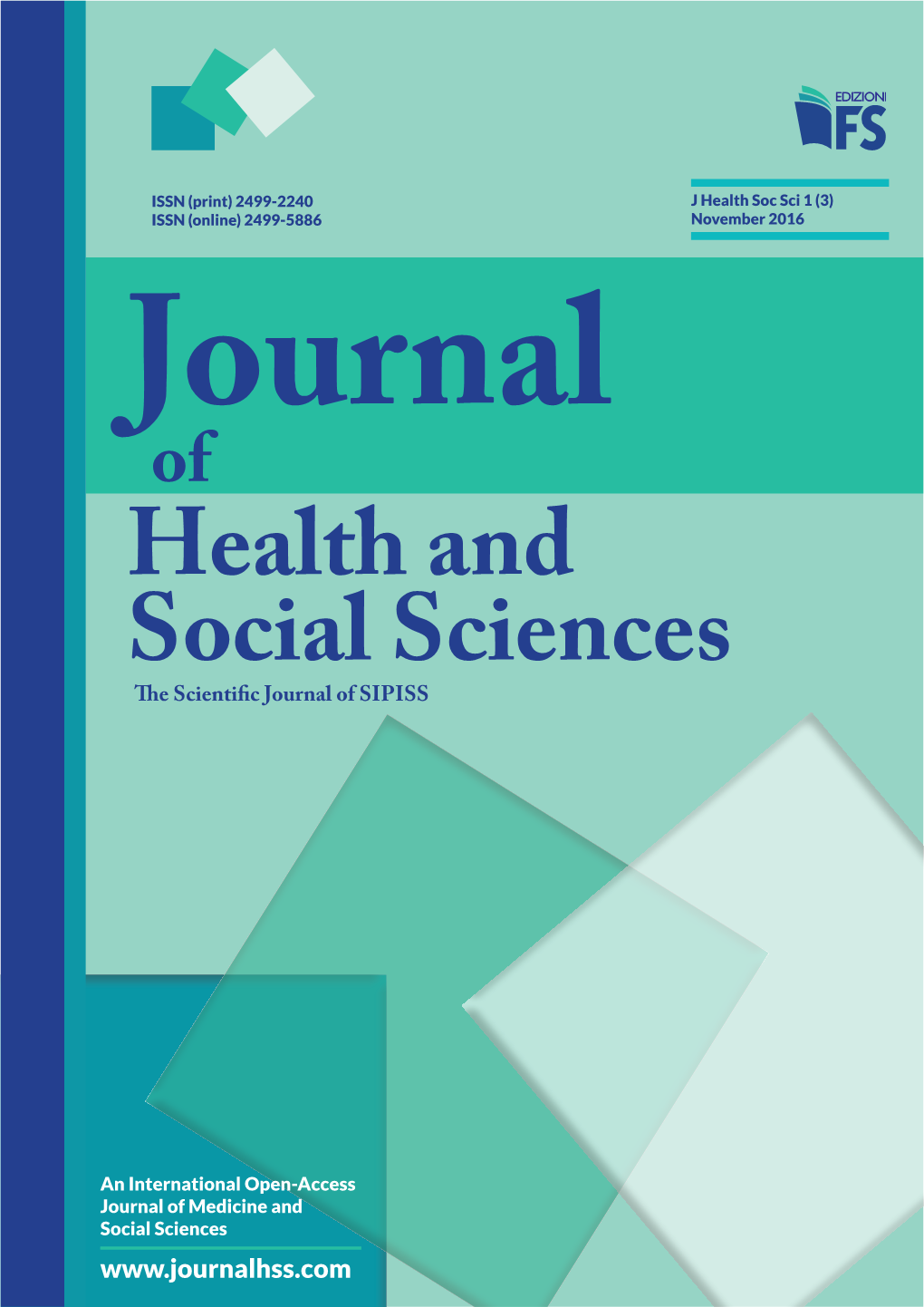 Journal of Health and Social Sciences 1(3)