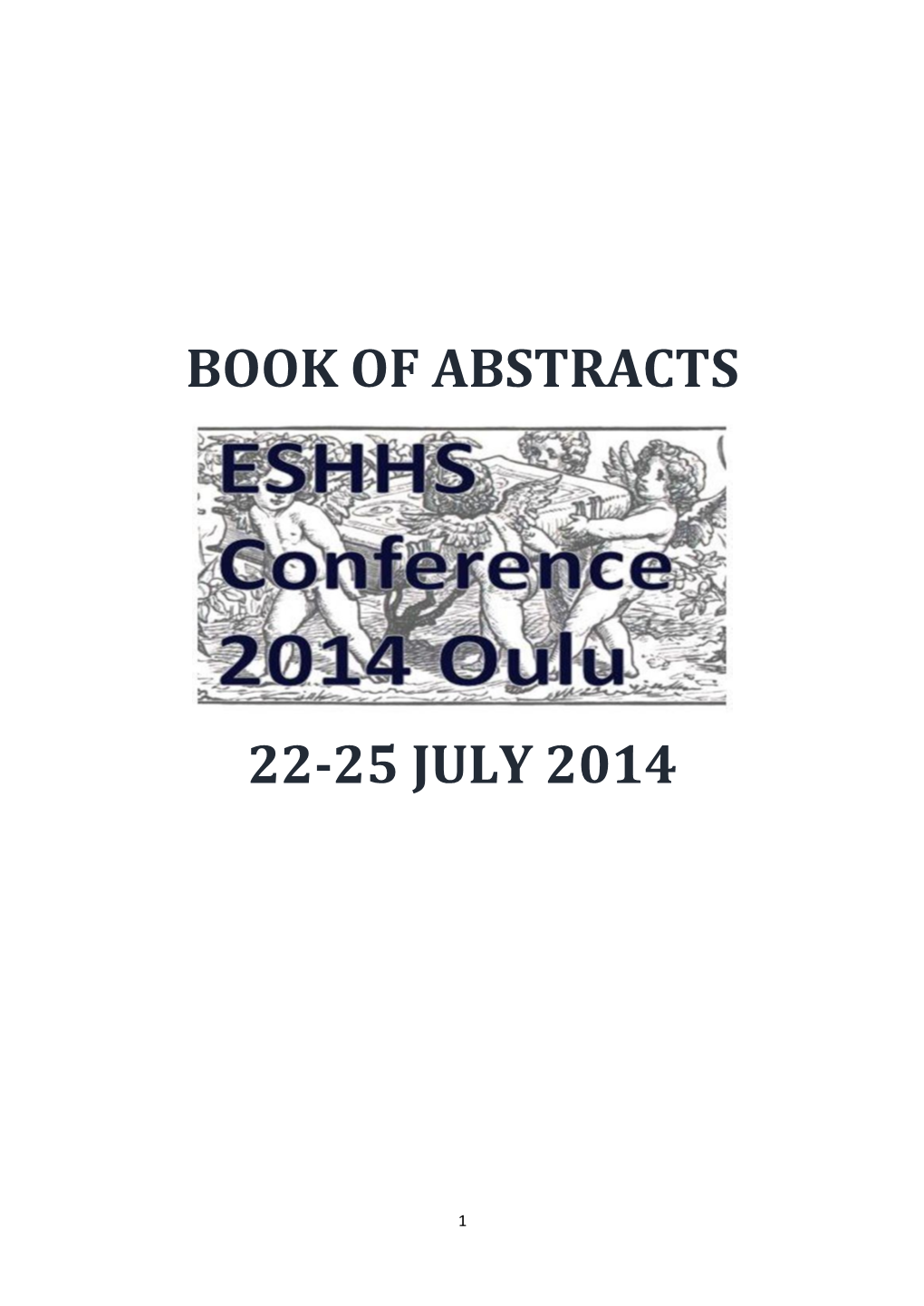 Book of Abstracts 22-25 July 2014