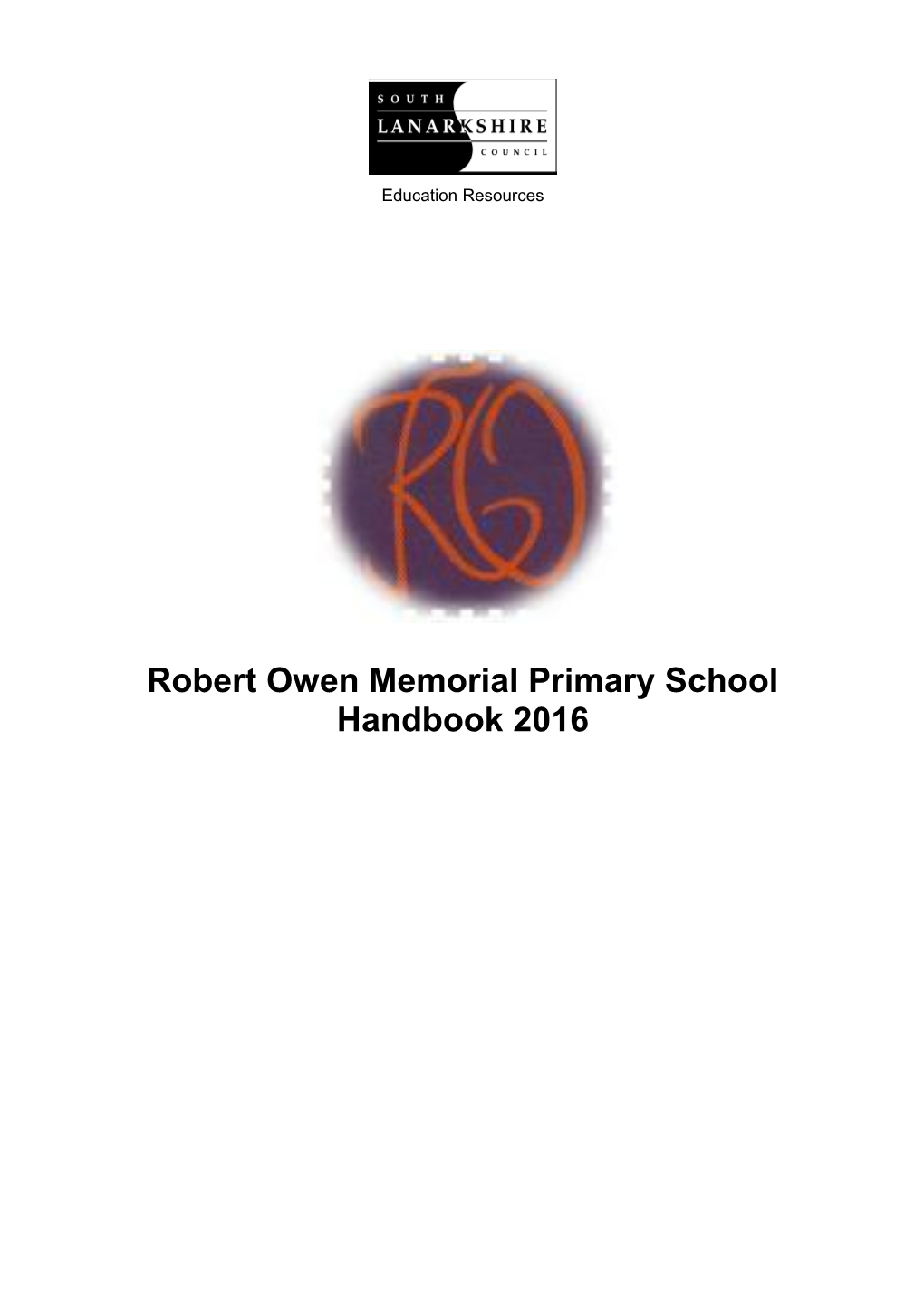 Robert Owen Primary School Handbook