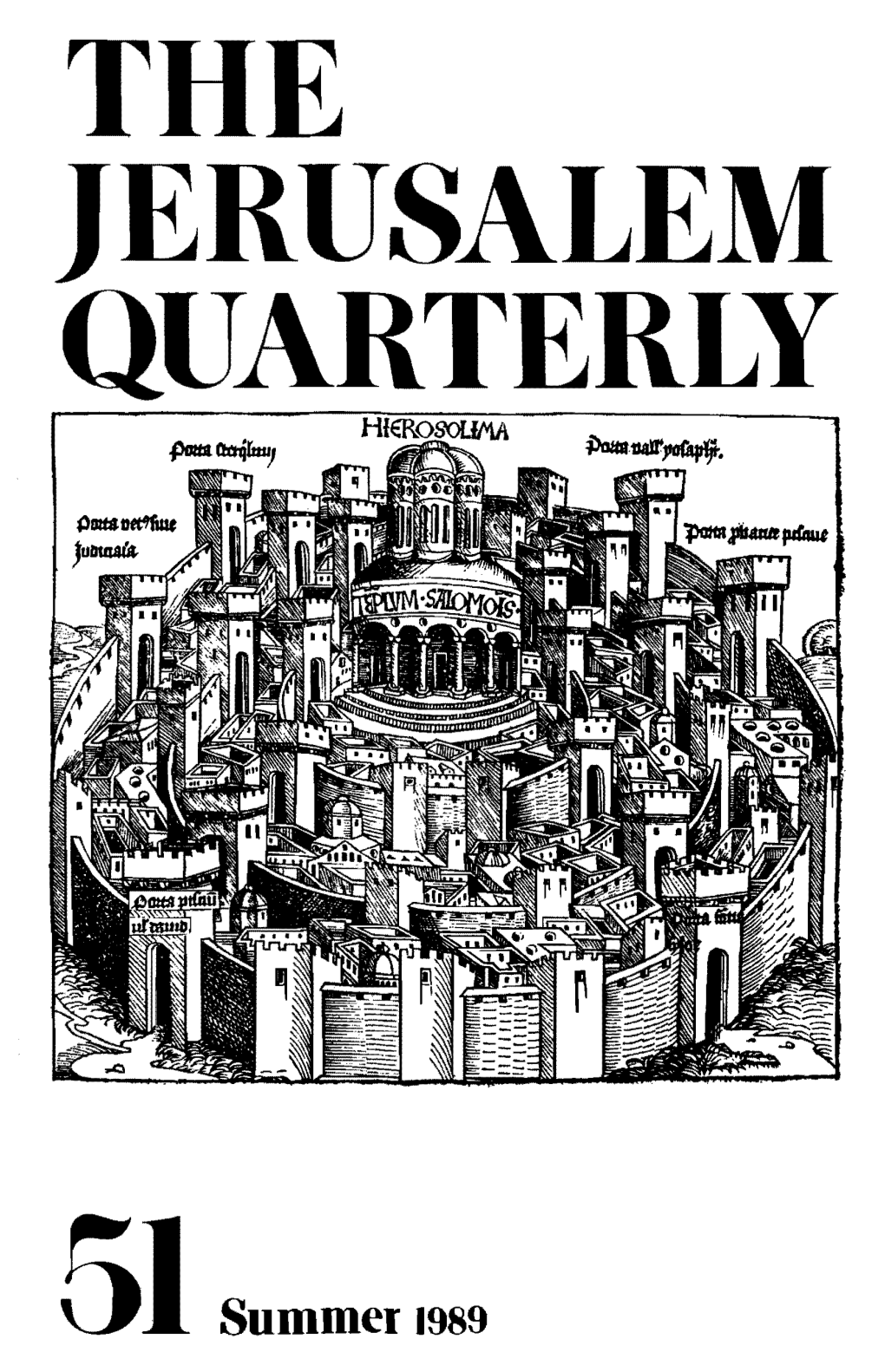 THE JERUSALEM QUARTERLY Hl€R.080LIMA