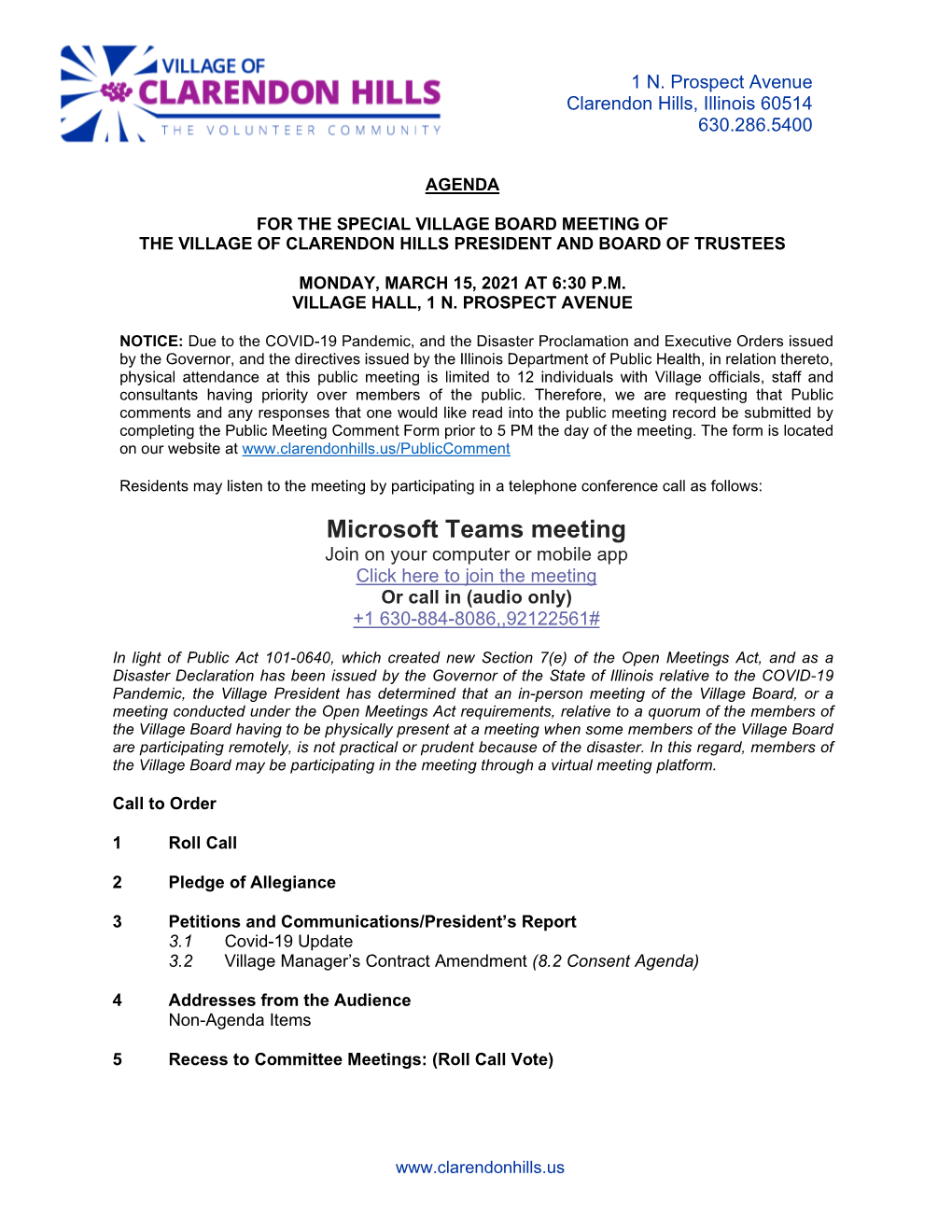 Microsoft Teams Meeting Join on Your Computer Or Mobile App Click Here to Join the Meeting Or Call in (Audio Only) +1 630-884-8086,,92122561