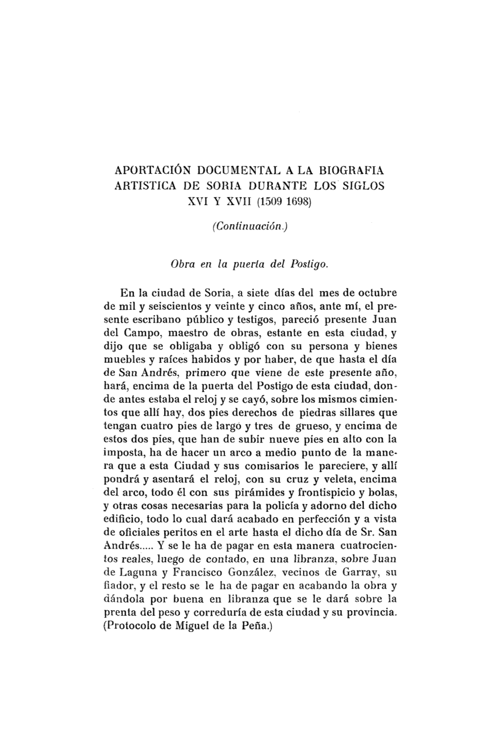 Pdf Aportación Documental a La Biografía Artística De Soria Durante