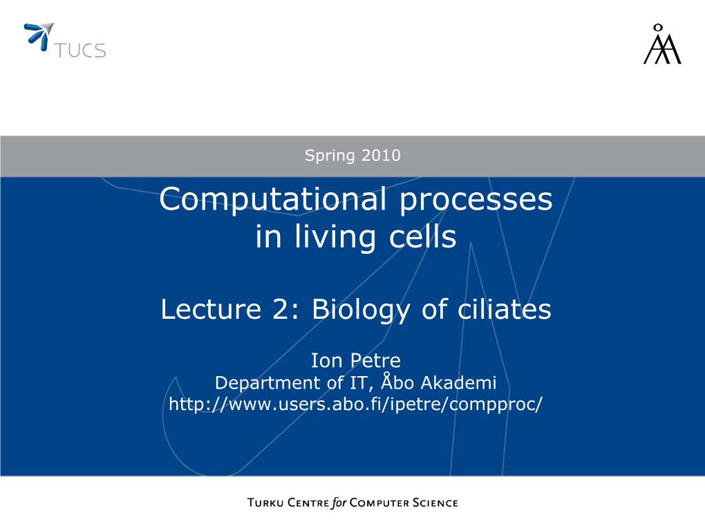 Biology of Ciliates