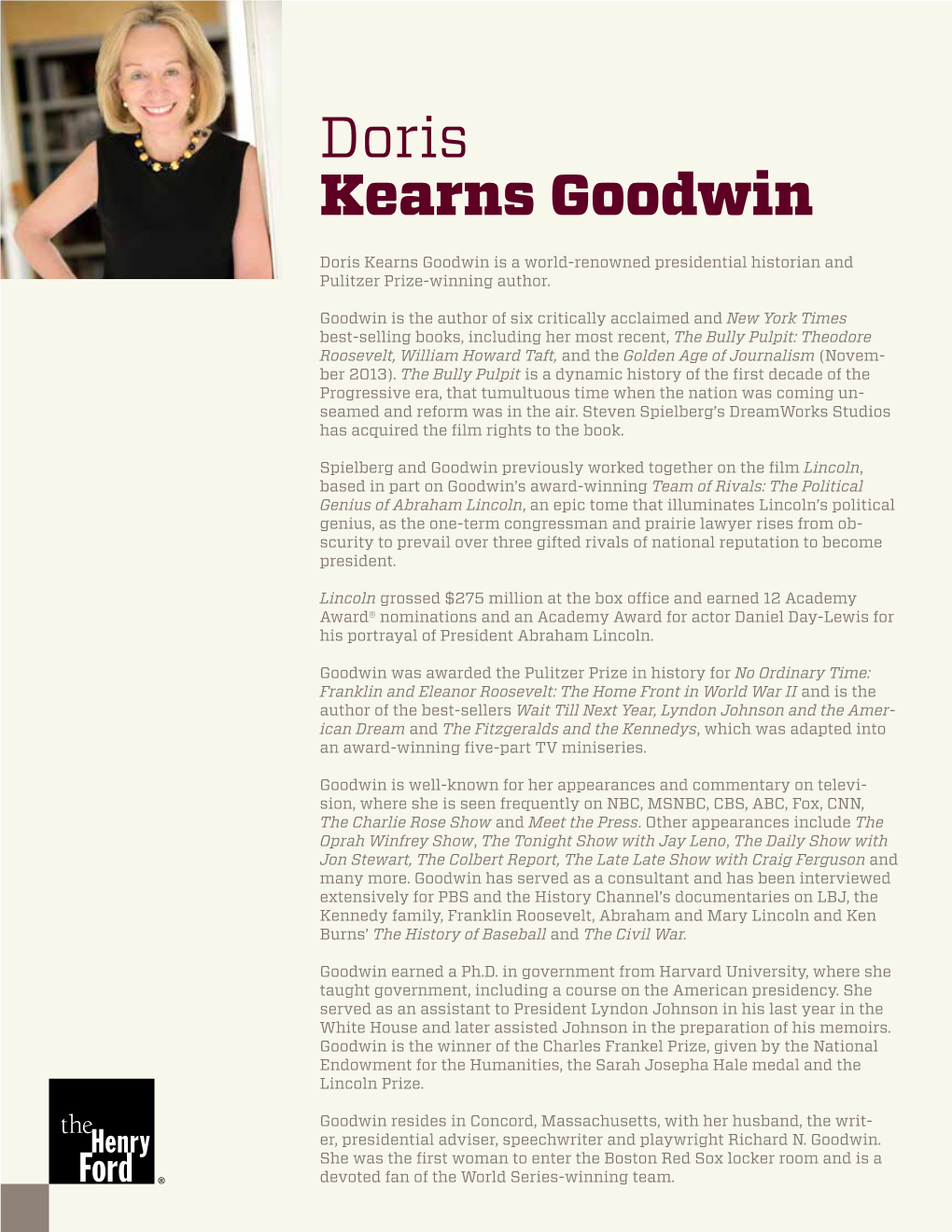 Doris Kearns Goodwin