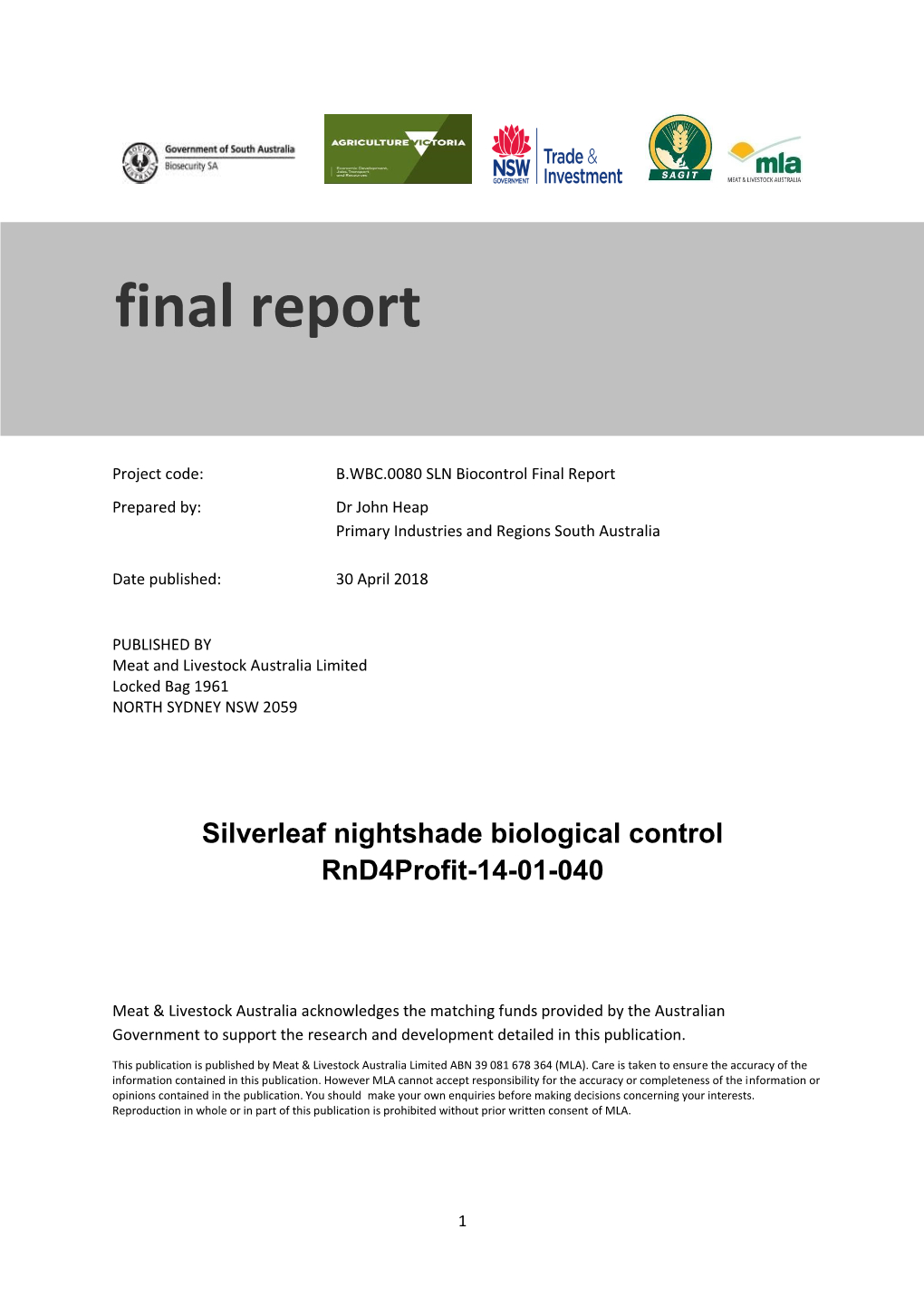 Final Report